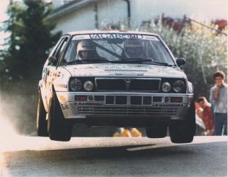 Morandini al Rally Due Valli del 1989